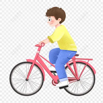 Торт Мальчик на велосипеде.