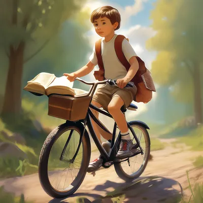 Мальчик на велосипеде стоковое фото ©serggn 203903422