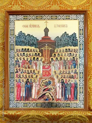 На аналое храма равноапостольных Мефодия и Кирилла ныне находится особенная  икона - подарок Святейшего Патриарха