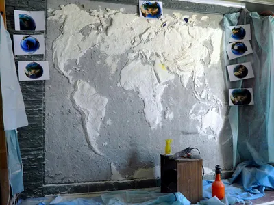 Декор стен в детской комнате своими руками
