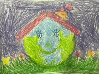 Рисунок на тему волшебный зеленый дом (43 фото) » рисунки для срисовки на  Газ-квас.ком
