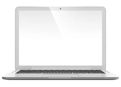 Ноутбуки Прозрачным Экраном Изолированы Прозрачном Фоне Вид Спереди Сзади  Пустым Векторное изображение ©fad82 490889834