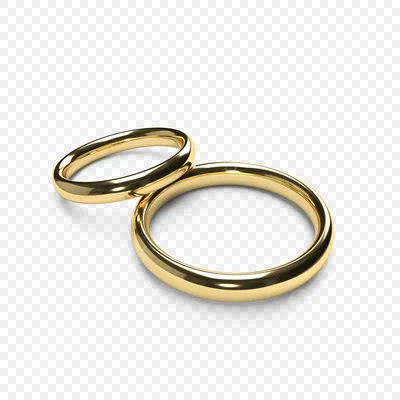 яркие золотые обручальные кольца на прозрачном фоне 3d иллюстрации PNG ,  кольца клипарт, в браке, реалистический PNG картинки и пнг PSD рисунок для  бесплатной загрузки