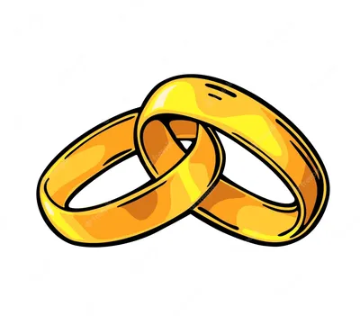 Свадебные кольца Векторное изображение ©macrovector 132641026