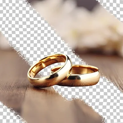 Золотые и серебряные обручальные кольца, украшенные драгоценными камнями и  бриллиантами для церемонии бракосочетания, изолированные на прозрачном фоне.  реалистичные 3d векторные иллюстрации | Премиум векторы