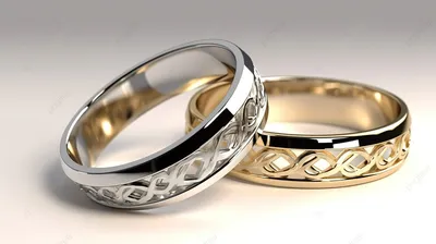 Серебряное кольцо в png без фона
