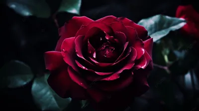 Красивые розы на черном фоне - 72 фото