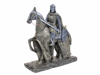 Рыцарь на коне в латах гиперреализм…» — создано в Шедевруме