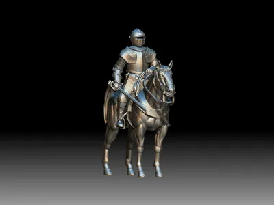 Рыцарь на коне 14 век, бой, …» — создано в Шедевруме
