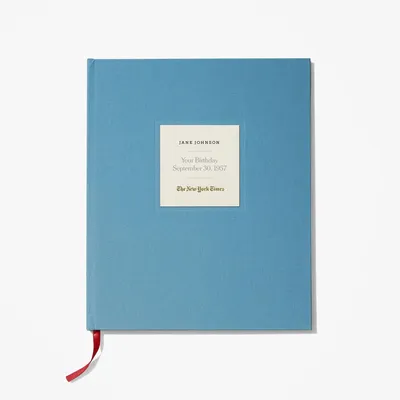 New York Times Custom Birthday Book – The New York Times Store