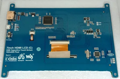 7\" 1024 x 600 IPS Display for LattePanda - DFRobot