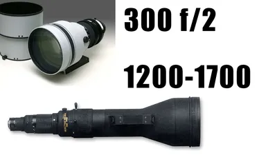 Nikon 300mm f/2 and 1200 -1700mm telephoto lenses - YouTube