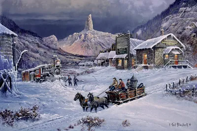 Nuggetville 1900 - Winter – Blaylock Originals Inc.