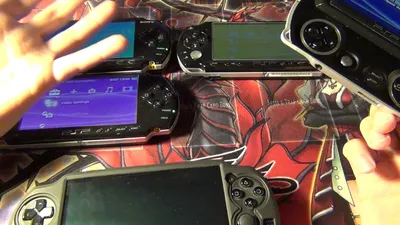 PSP 1000 vs PSP 2000 vs PSP 3000 vs PSP Go vs PS Vita - YouTube