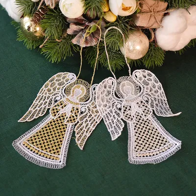 Ангел Рождества с ёлкой - купить по выгодной цене | Salzburg crafts