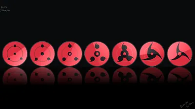Скачать обои sharingan, itachi, black, red, Anime, naruto, раздел аниме в  разрешении 9600x5400