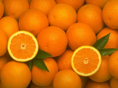 Апельсины скачать фото обои для рабочего стола (картинка 1 из 5)