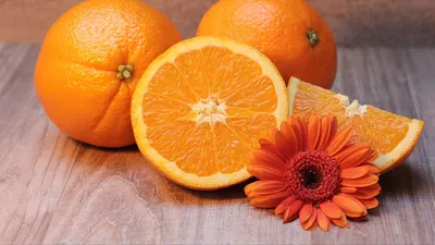 Обои апельсины, фрукты, цитрус, цветок картинки на рабочий стол, фото  скачать бесплатно