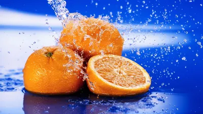 Сочные апельсины скачать фото обои для рабочего стола