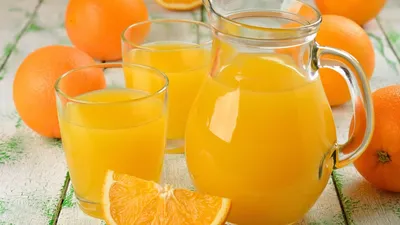 Картинка на рабочий стол апельсины, сок 1280 x 720