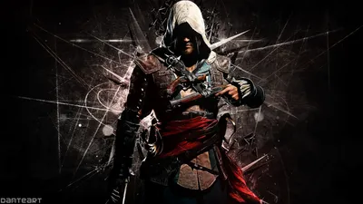 Обои убийца, abstract, ezio auditore da firenze, ассасин, fon, Assassins  creed brotherhood на рабочий стол