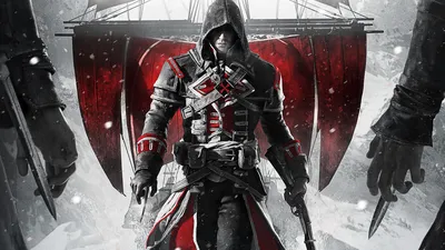 Обои на рабочий стол Ассасин Shay Patrick Cormac / Шэй Патрик Кормак из  игры Assassins Creed Rogue / Кредо Ассасина: Изгой, обои для рабочего стола,  скачать обои, обои бесплатно