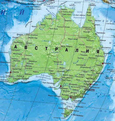 Отпуск.ua / Карта Австралии