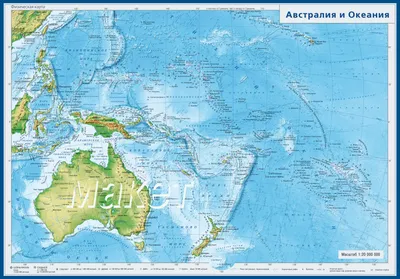 Плотность населения Австралии в 2020 году | Мир географических карт