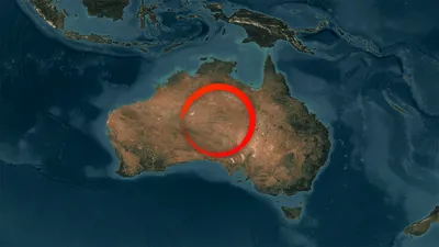 Карта Австралии и соседних стран - Австралия и окружающие ее страны карте ( Австралия и Новая Зеландия - Океания)