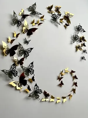 DECOLITA Бабочки декоративные наклейки на стену