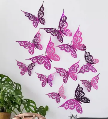 DECOLITA Бабочки декоративные на стену зеркальный декор