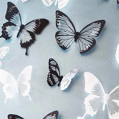 Декоративные бабочки на Стену 12шт (ID#788049330), цена: 100.90 ₴, купить  на Prom.ua