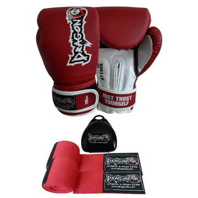 Боксерские перчатки 4-OZ, цвет: КРАСНЫЙ купить в интернет магазине Растишка  в Тамбове