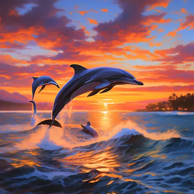 Самые красивые места планеты - Дельфины на закате❤ | Facebook