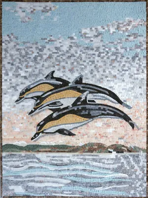 Картина по номерам Дельфины на закате 30*40 - купить с доставкой по  выгодным ценам в интернет-магазине OZON (319953476)