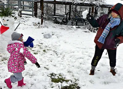 Зимние игры на свежем воздухе