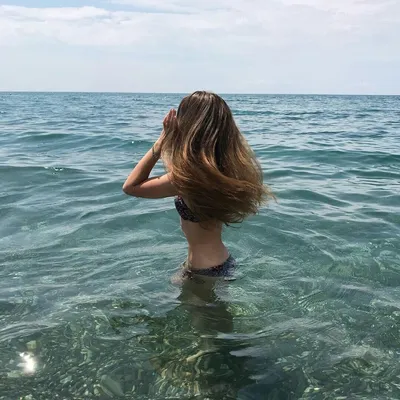 Фото девушек на море на аватарку (46 фото)