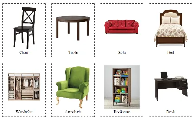 Мебель на английском языке — предметы мебели на английском с переводом