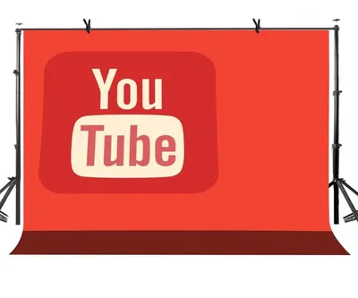 Фотографии Логотип эмблема Youtube Красный фон