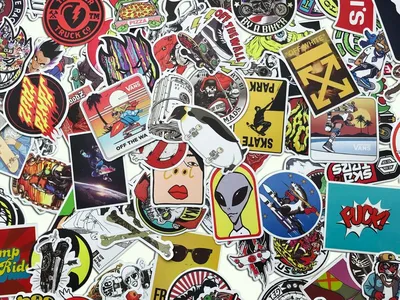 100 Streetwear Skateboard Stickers Laptop Luggage Decals Dope Sticker Lot |  eBay