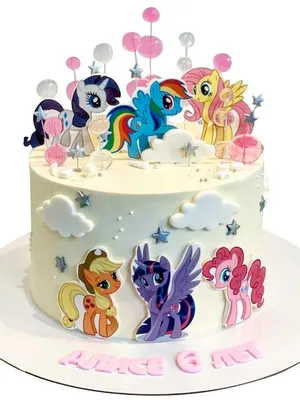 Вафельная печать на торт My Little Pony Понивиль (ID#213214968), цена: 7  руб., купить на Deal.by