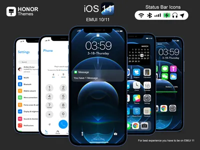 Темы] Тема IOS 14 Premium | HONOR CLUB (RU)