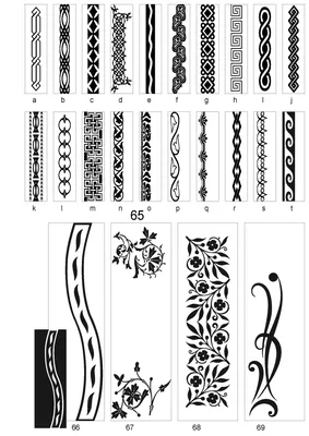 Узоры для травления на металле - 44 фото