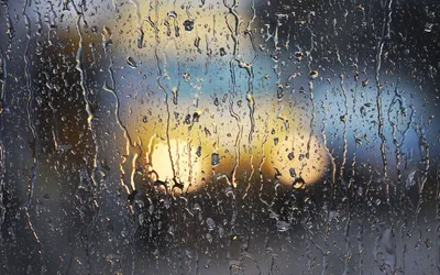 Капли дождя на стекле » ImagesBase - Обои для рабочего стола