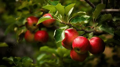 Яблоки на дереве (13 фото) - 13 фото