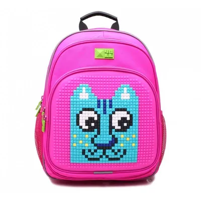 Развивающий рюкзак с пикселями для школьников / Детские рюкзаки / EcoTapki