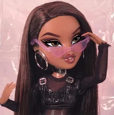 Pin by •𝒂𝒆𝒔𝒕𝒉𝒆𝒕𝒊𝒄• on a v a | Brat doll, Black bratz doll, Pink  tumblr aesthetic