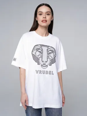 Мужская Футболка Лев детский рисунок | T-shirt «Lion kids art»