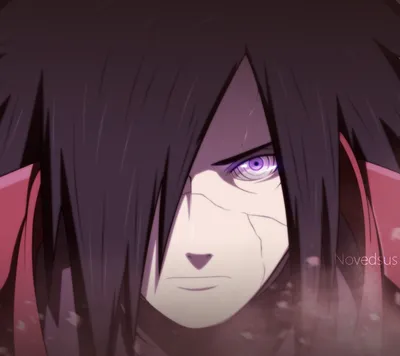 Обои на рабочий стол Madara Uchiha / Мадара Учиха в красных доспехах из  аниме Наруто / Naruto, обои для рабочего стола, скачать обои, обои бесплатно