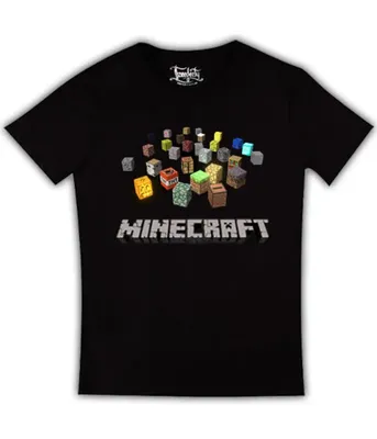 Детская футболка для мальчика Minecraft (коллекции Minecraft) за 1799 ₽  купить в интернет-магазине Print Bar (MCR-785671) ✌